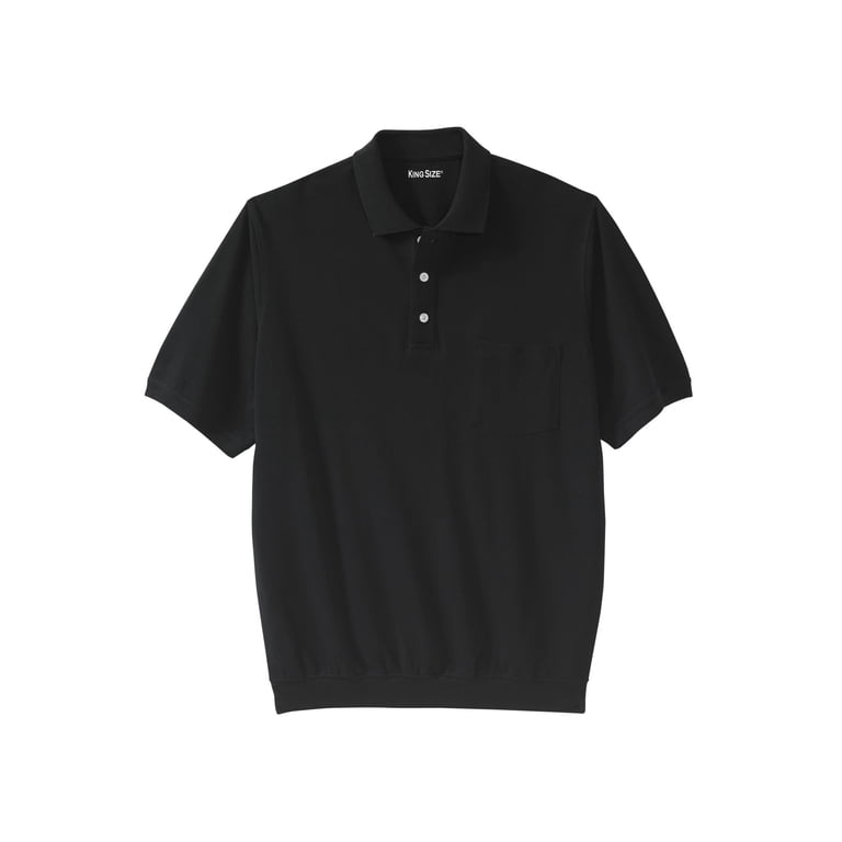 Kingsize Men's Big & Tall No Tuck Pocket Polo Shirt photo 2