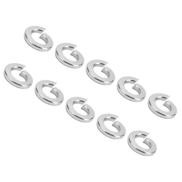 Arandelas de cerradura de resorte abiertas, 70 arandelas de cerradura de resorte abiertas de acero inoxidable, serie de arandelas de cerradura de apertura de GM (8 mm) bebé