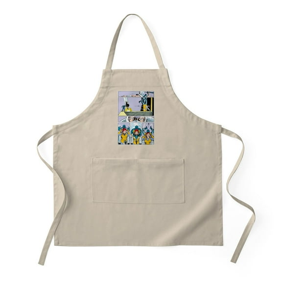 CafePress - G.I. Joe Snake Eyes Saving Scarlett - Kitchen Apron with Pockets, Grilling Apron, Baking Apron