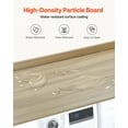 thumbnail image 4 of VEVOR Washer Dryer Countertop, 54" x 27" Wooden Washer and Dryer Countertop, Water-Resistant Laundry Machine Topper Cover with Anti-Slip Pads, for Laundry Room Organization and Storage, Oak, 4 of 9
