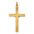 thumbnail image 4 of 14k Two-tone Gold INRI Hollow Crucifix Pendant, 4 of 4