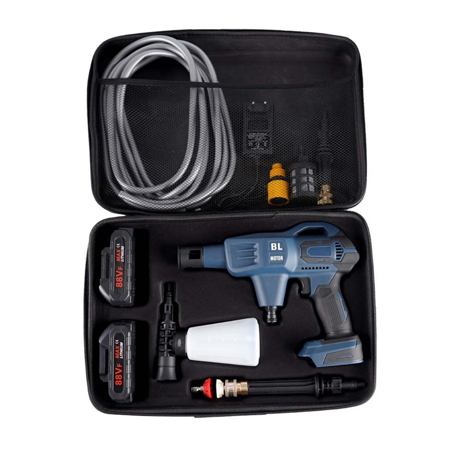 150Bar Brushless Electric Spray Gun 3200W High Pressure Water Cleaning Machine Garden Cleaning Tools For 18V Battery ,Effortless cleaning