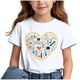 thumbnail image 1 of Odeerbi Chicos Niñas Camiseta Casual Manga Corta Cuello Redondo Lindas Camisetas Impresas, 1 of 7