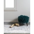 thumbnail image 5 of Unique Loom Baracoa Collection Area Rug - Prado (2' x 8' Runner Gray/Blue), 5 of 7