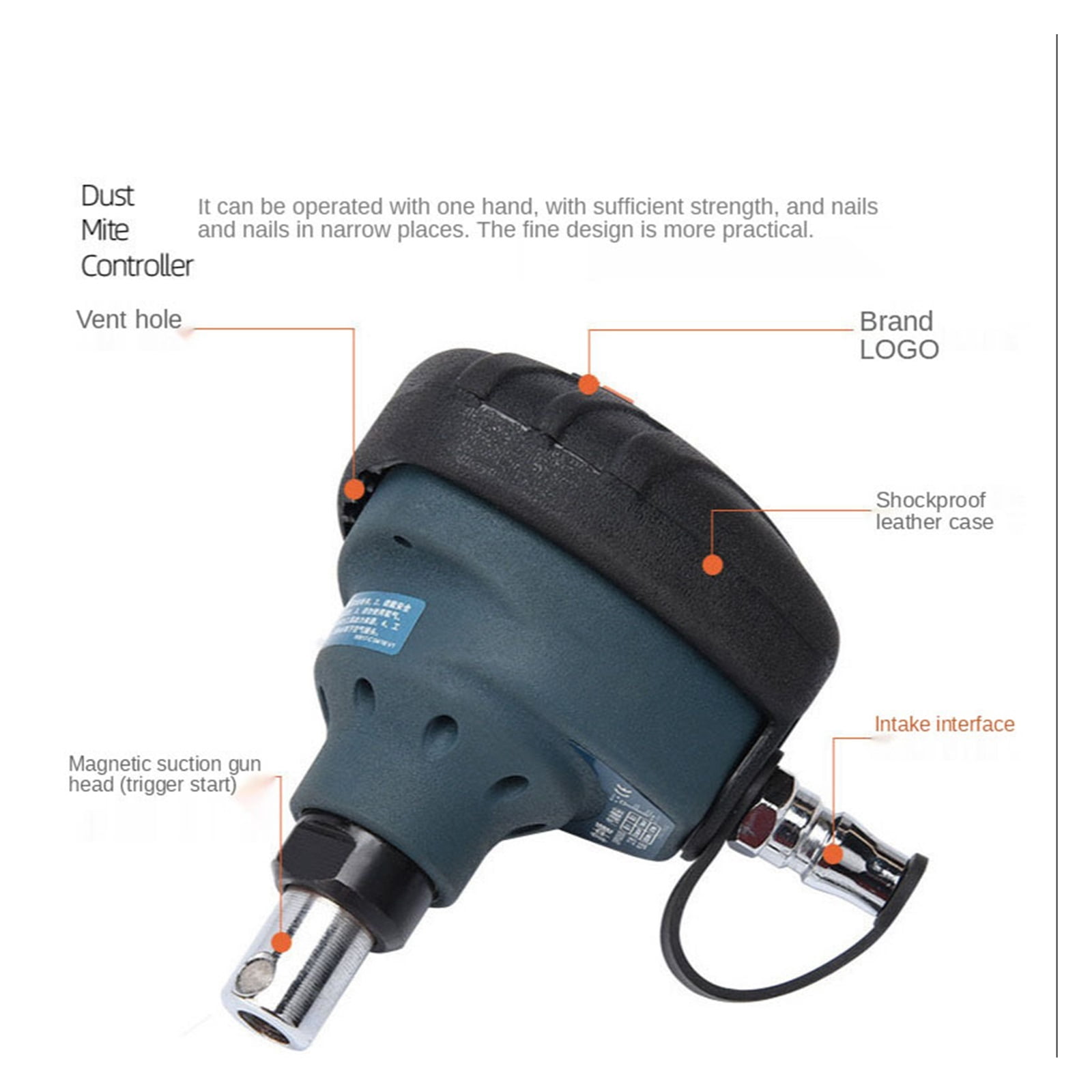 Mini Air Pneumatic Nailer 8.8MM X 100MM Steel Palm Hammer Decorating Tools 5.5-7bar ,Multifunctional Tool