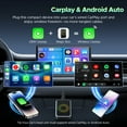 thumbnail image 6 of LAMTTO Wireless  CarPlay AI Box Lite for Factory Wired Carplay Adapter Cars - Supports Y0uT0be and T1kT0k, Easy to Setup 3 in 1, Dual WiFi Bluetooth, 6 of 10