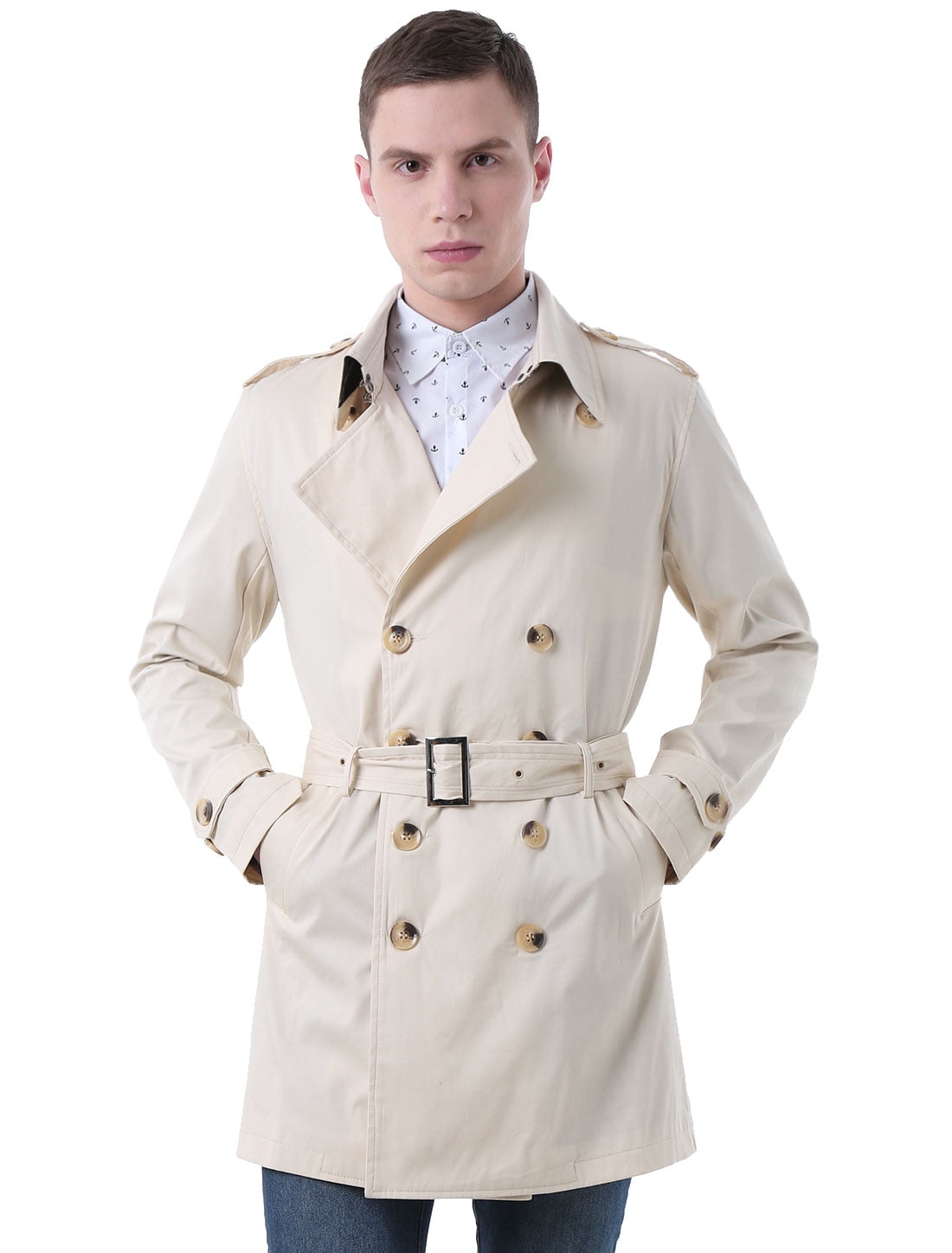 off white mens trench coat