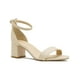thumbnail image 1 of Zapatilla Tacon Ancho Color Beige Elegante Eventos Sociales beige 24, 1 of 7