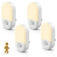 thumbnail image 1 of Luz nocturna L LOHAS con sensor de movimiento LED, 3000 K, blanco cálido, paquete de 4, 1 of 9