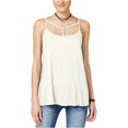 thumbnail image 1 of Hippie Rose - Camiseta de tirantes para mujer, color blanco roto, pequeña Hippie Rose Camiseta sin mangas, 1 of 2