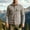Khaki, variant on Men's Lapel Collar Cargo Shacket Button Down Dual Chest Patch Pocket Casual Work Outerwear for Daily Street Ranch Camping Outfits White S