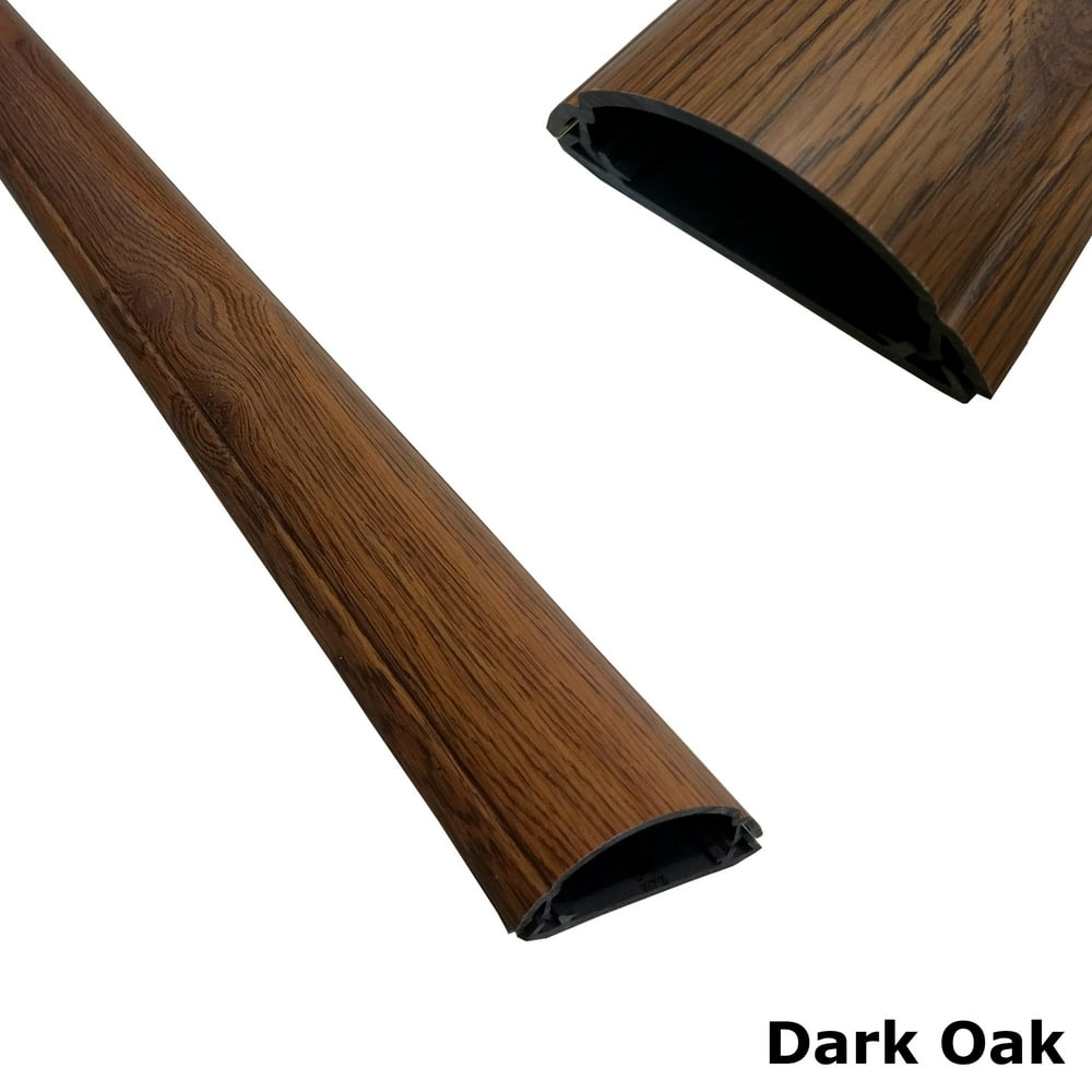 Dark Oak Wallsaver ChordSavers Indoor Wire Cord Cover Protector PVC