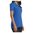 thumbnail image 4 of Yellow Rooster Women's Cotton Touch Performance Polo T-Shirt Strong Blue 3XL, 4 of 6