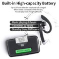 thumbnail image 5 of Auriculares Bluetooth para teléfono móvil, auriculares inalámbricos Bluetooth V5.1 con micrófono con cancelación de ruido Cvc 8,0, 5 of 5