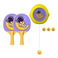 thumbnail image 2 of Práctica de juguete de interacción de entrenador pong de tenis de mesa colgante para interiores ños Raqueta amarilla 2 Cola Entrenamiento de tenis, 2 of 8