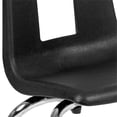 thumbnail image 5 of Pemberly Row Contemporary 14In. Student Stack Chair In Black, 5 of 12
