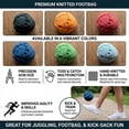 thumbnail image 5 of Soccer Footbags Assorted Color Foot Bag Football Sandbags Adults, Colorblock Soft Juggling Balls for Beginners, Outdoor Party Games, 5 of 5
