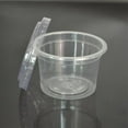 thumbnail image 4 of MesaSe 100PCS 2oz Disposable Plastic Portion Cups Clear Portion Container with Lids for Jelly Yogurt Mousses Sauce, 4 of 6