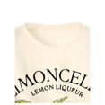 thumbnail image 3 of Camiseta SweatyRocks para mujer con estampado gráfico de limones, color caqui, 3 of 6