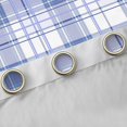thumbnail image 4 of Homewish Classic Buffalo Plaid Black Out Curtains,Checkered Geometric Curtains Pack of 2 (42x63 Each),Blue Grid Print Bedroom Curtains For Girls Boys,Super Cozy Room Decor, 4 of 6