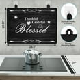 thumbnail image 4 of Stove Top Cover for Electric Stove (28.5”x 20.5”), Heat Resistant Glass Cooktop Cover, Multipurpose Stove/Counter/Washer Top Protector, Dishwasher Safe Natural Rubber (Thankul), 4 of 8