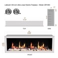 thumbnail image 5 of Litedeer Homes Electric Fireplace Insert ZEF78V Litedeer Latitude II Smart Wall Mounted Electric Fireplace With App 48 inch, 5 of 5