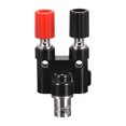 thumbnail image 4 of Unique Bargains Terminal Binding Post Amplifier BNC Female to Dual Banana Socket Screw Cable Connector Black Red, 4 of 5