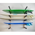 thumbnail image 2 of Surfboard, Wakeboard, Kiteboard Wall Rack Mount - Holds 6 Boards, 2 of 4