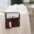 thumbnail image 3 of Baohd Bedside Storage Organizer Premium Materials Large Capacity Beautiful Appearance Easy To Save Space Light grey, 3 of 6