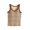 Coffee, variant on Womens Pajamas Fashion Breathable Striped Crew Neck Built in Bra Slim Sleep Shirt