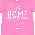 thumbnail image 4 of Inktastic It's Home- State  of Michigan Outline Distressed Text Boys or Girls Baby Bodysuit, 4 of 5