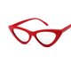 thumbnail image 1 of Retro Vintage Cateye Gafas de sol para mujer Clout Goggles Gafas con montura de plástico oso de fresa Juguete, 1 of 6