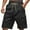 CA01-Black, variant on ADSSDQ Cargo Shorts for Men Elastic Waist Drawstring 9 Inch Inseam Corduroy Shorts Beach Board Lounge Hippie Vacation Shorts with Multi Pockets Navy XL