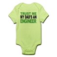 thumbnail image 1 of CafePress - Trust Me My Dads An Engineer Body Suit - Baby Light Bodysuit, 1 of 1