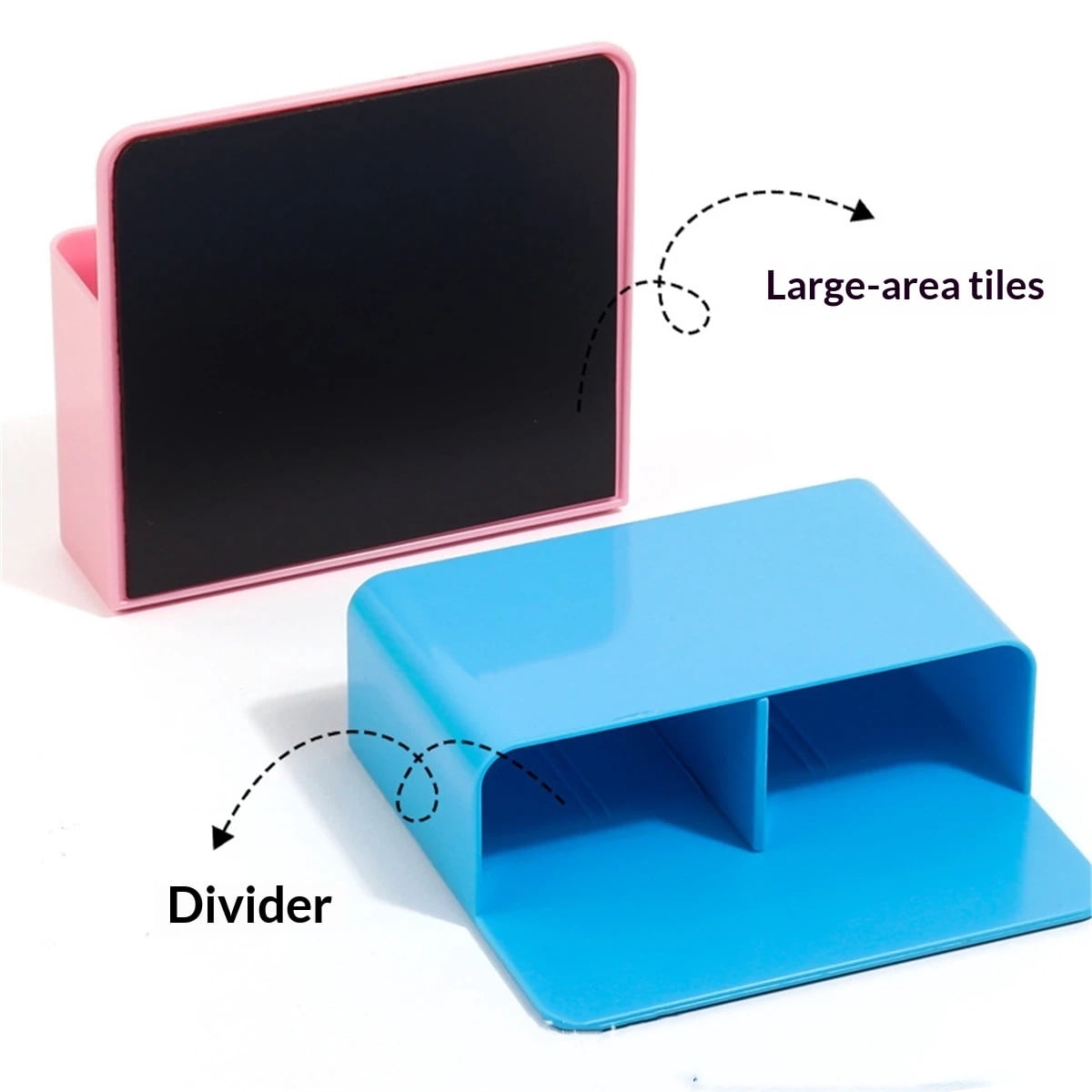 Pack of 5 Magnetic Dry Erase Marker Holder, Pen Pencil Holder Storage Organizer for Whiteboard, Refrigerator and Other Magnetic Surfaces