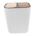 thumbnail image 6 of LEORX Kitchen Dual Bin Trash Container with Lid for Home Recycling and Food Waste, 6 of 8