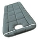 thumbnail image 4 of Almohadilla de mesa de masaje de poliéster transpirable con bandas elásticas cómoda para la cara gris, 4 of 9