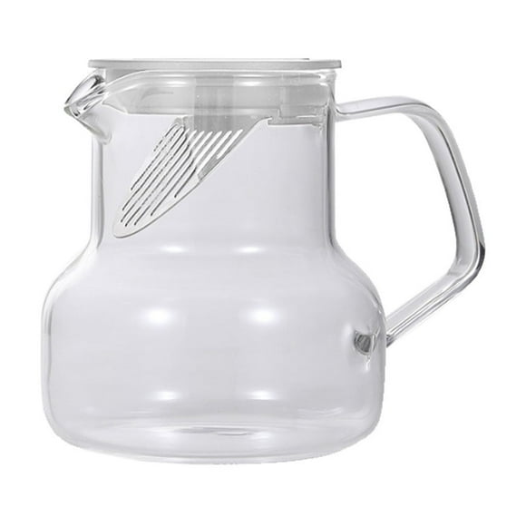 Wzzjkit Glass Pitcher, Clear Water Pitcher with Lid, Fridge Jug, Shatterproof, Great for Iced Tea, Sangrias, Lemonade, Milk, Large Capacity Tea Pitcher