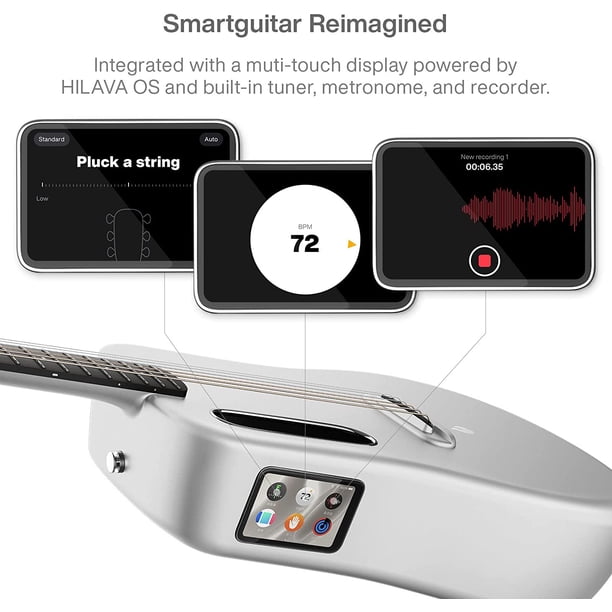 LAVAME3 36“（with space bag） LAVA ME 3 Touch Smart Guitar White 36