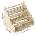 thumbnail image 4 of Bearachild Modelo de organizador de pintura, contenedor de pinturas práctico, sencillo y delicado, soportes de accesorios, estante de pigmentos DIY con Almacenamiento y organización del hogar Tipo 1 Bearachild HA012209-01, 4 of 6