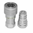 thumbnail image 2 of 3/8” Ag ISO 5675 Hydraulic Quick Connect Pioneer Style Coupler Set, 3/8” NPT Thread, 2 of 6