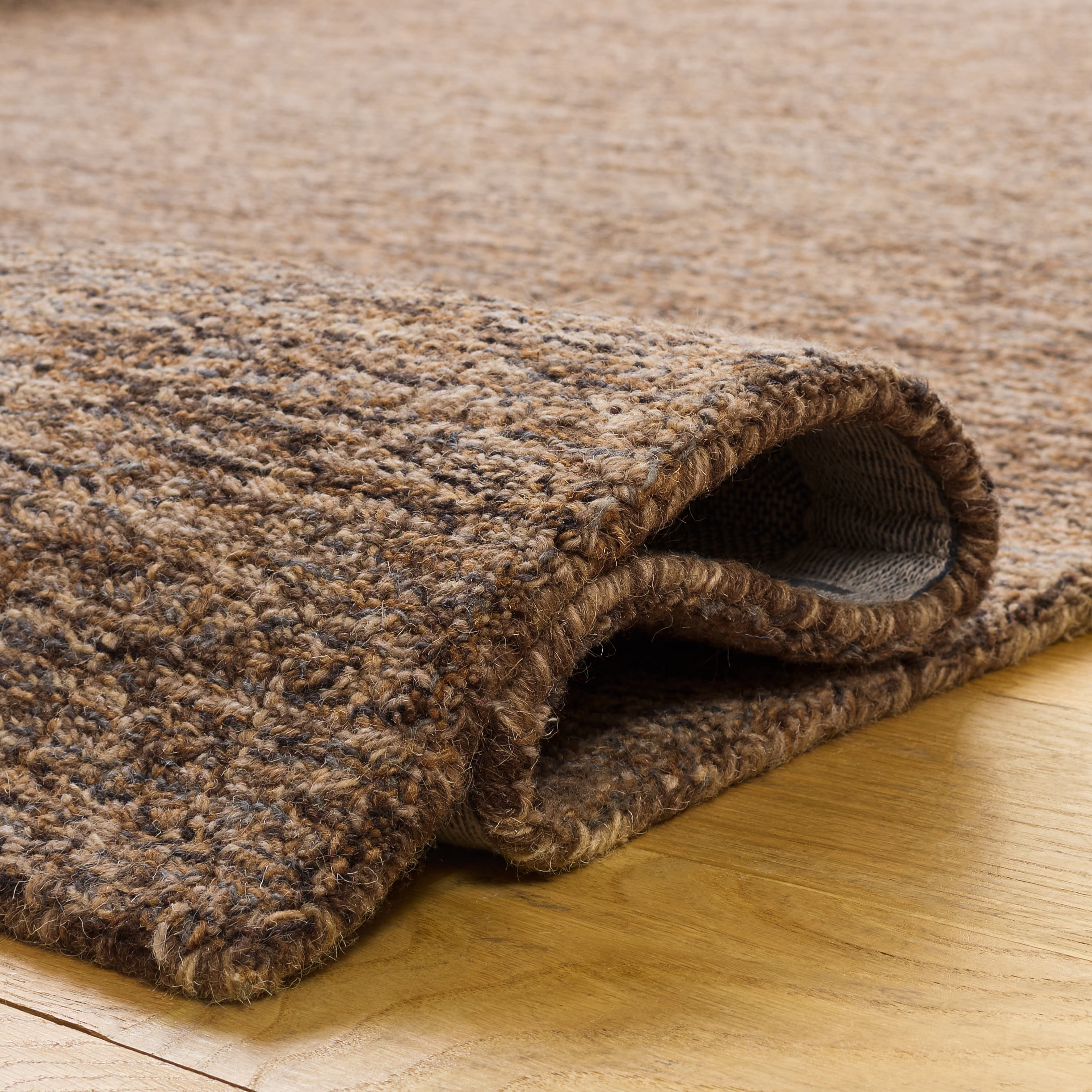 Safavieh Abstract Delia Distressed Wool Area Rug, Antique/Brown, 9' x 12'