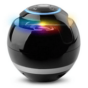 MDHAND Wireless Bluetooth Speakers, With Subwoofer Mini Round Hi-Fi Speaker Portable Speakers, For Hands-Free Indoor Outdoor Bluetooth Speakers