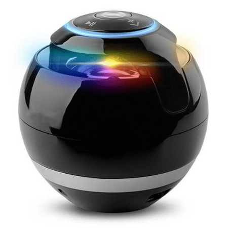 MDHAND Wireless Bluetooth Speakers, With Subwoofer Mini Round Hi-Fi Speaker Portable Speakers, For Hands-Free Indoor Outdoor Bluetooth Speakers