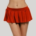 thumbnail image 3 of Fsqjgq Tennis Skirt Elegant Skirts for Women Sequin Skirt Falda Cargo Mini Skirt Women's Sexy Role Play Pleated Mini Skirt Ruffle Lingerie Miniskirt Swing Flared A Line Tennis Skirt Party Skirts L, 3 of 7
