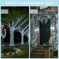 thumbnail image 5 of GHODEC 2Pack Christmas Light String Outdoor, 33ft 100 LED White Battery-Powered Christmas Light, Fairy Lights with 8 Modes for Wedding Party Holiday Christmas Tree Decorations, 5 of 8