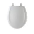 thumbnail image 2 of MAYFAIR Toilet Seat will Slow Close and  Never Come Loose, ROUND, Long Lasting Plastic, White, 20SLOWE, 2 of 8