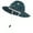 Dark Green, variant on TAIAOJING Baby Girl Floral Cartoon Sun Hat With Sunscreen Outdoor Adjustable Toddler Beach Hat With Wide Brim Bucket Hats For Kids Cozy 1-2Y