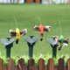 thumbnail image 4 of Colibrí solar Pájaro eléctrico del juguete del colibrí del colibrí del aleteo solar para la decoración del patio del jardín del jardín Abanopi Colibrí solar, 4 of 7
