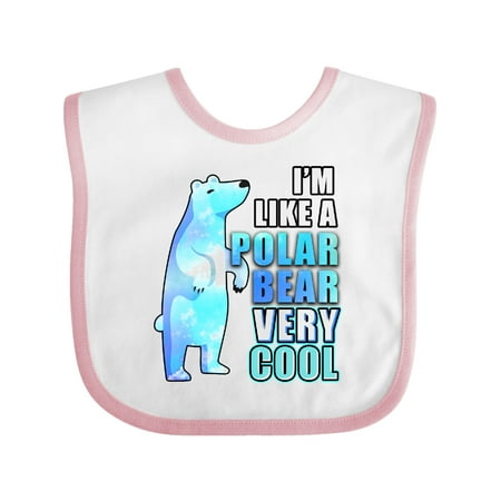 

Inktastic Funny Polar Bear Outfit Gift Baby Boy or Baby Girl Bib